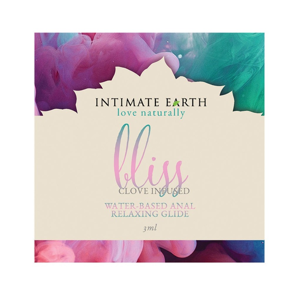 Intimate Earth Bliss Anal Relaxing Water Based Glide 3ml Foil